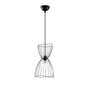 Opviq Zeyno - 6410 Lámpara de Araña Industrial Negra con Altura Ajustable